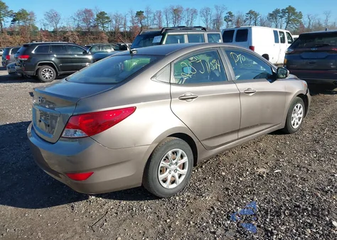 2013 Hyundai Accent Gls z USA, uszkodzony, nr VIN KMHCT4AE6DU506531